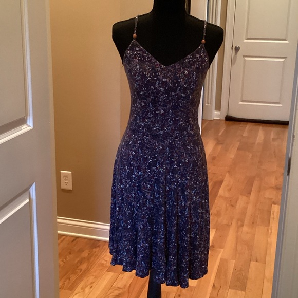 Xhilaration Dresses & Skirts - Women’s Floral Slip Dress in Deep Purple Size Small